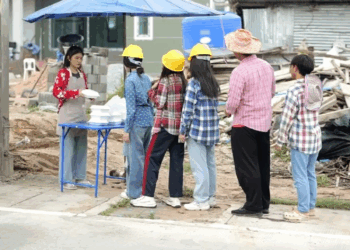 [ครบชุด] 1007004 ปลอมตัวเป็นคนงานก่อสร้าง เจอหัวหน้า