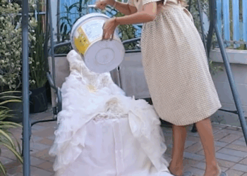 [ครบชุด] PI10074 บิวเอาสีทาบ้านเทใส่ชุดแต่งงานทำไม ละครสั้น มังกรทองฟิล์ม